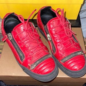 Giuseppe Sneakers (Red and Black)